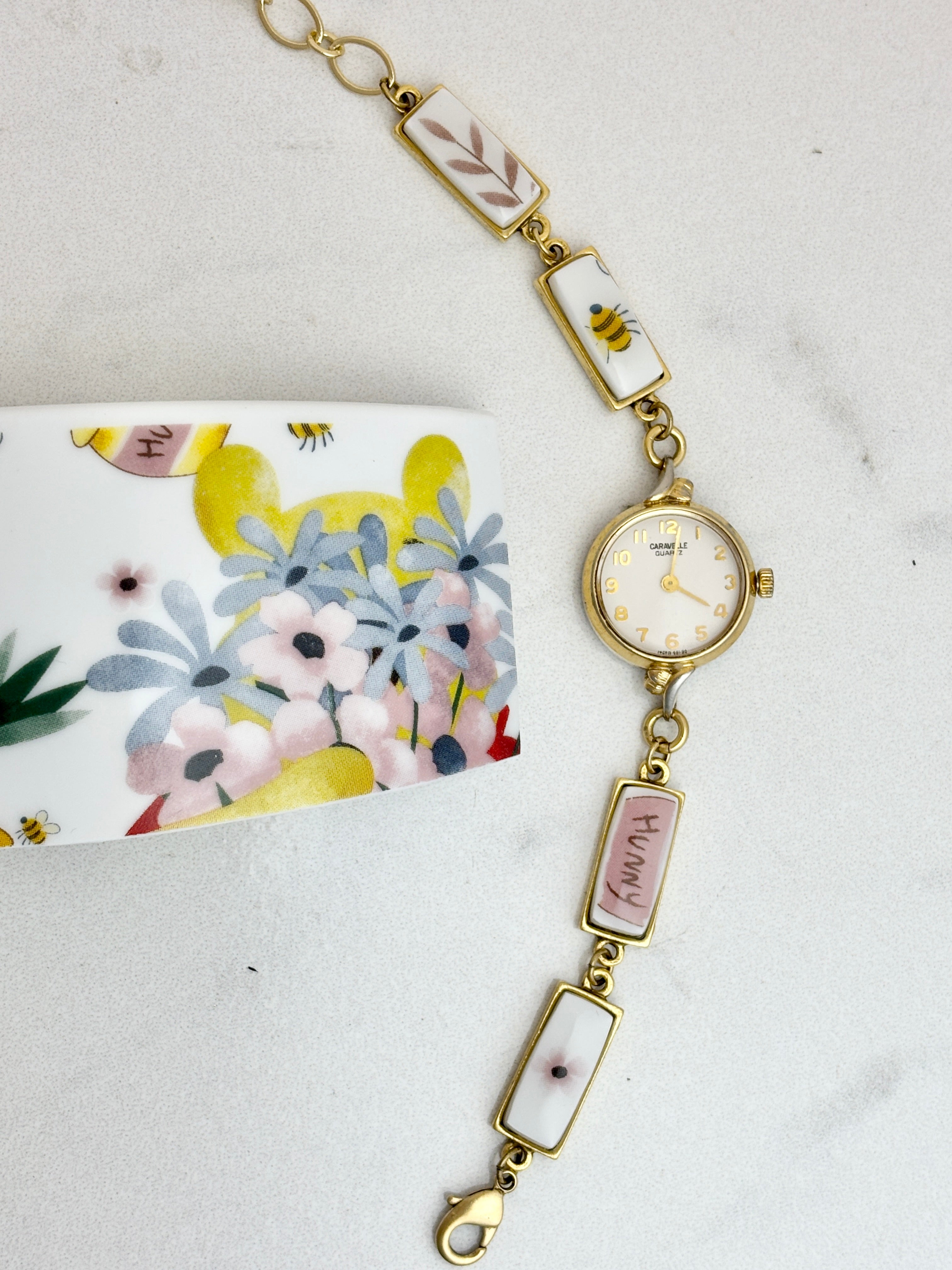 Antique Caravelle watch with Winnie the Pooh