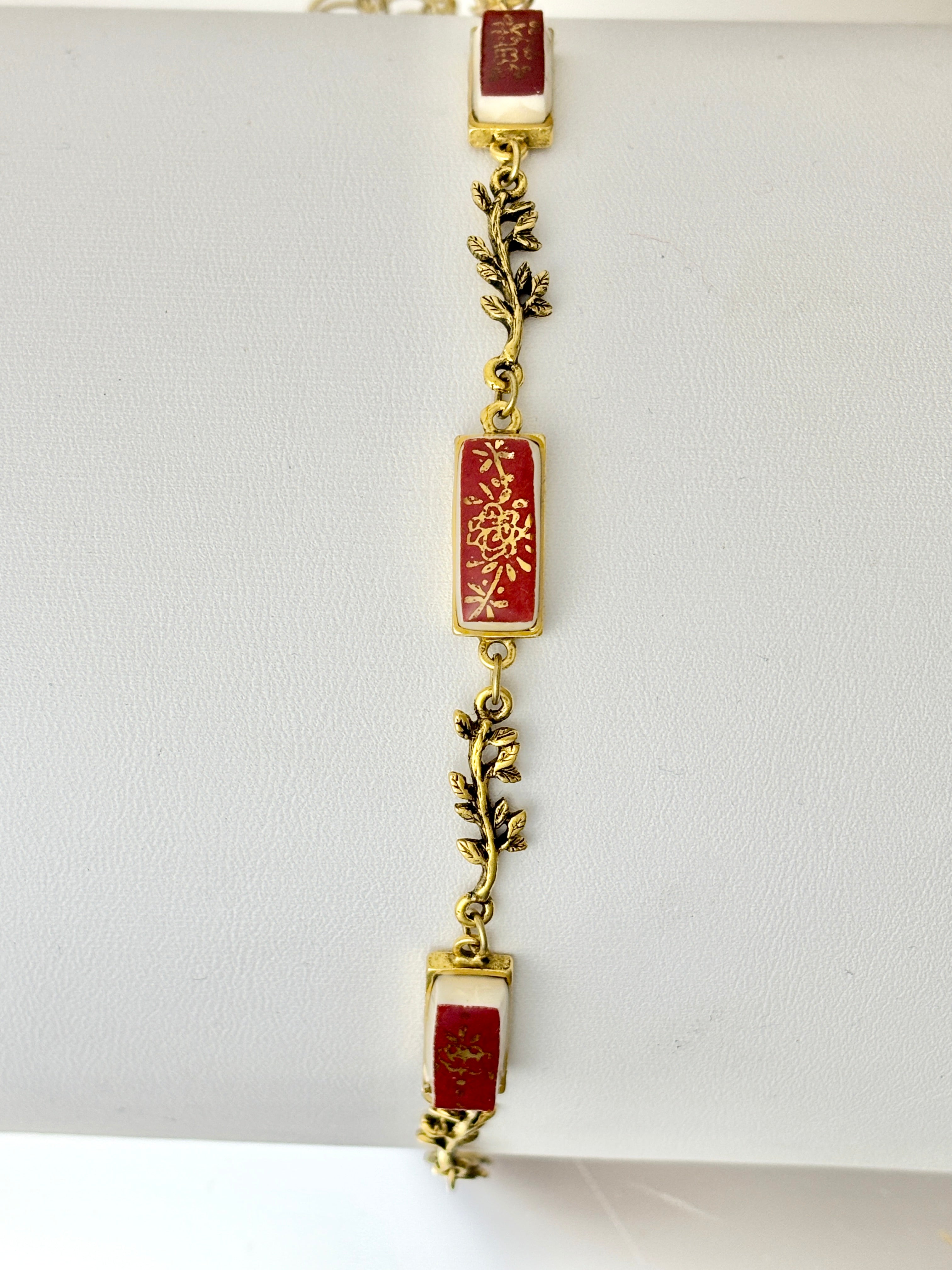 Imperial Salem China Gold Antique Gold Branch Bracelet