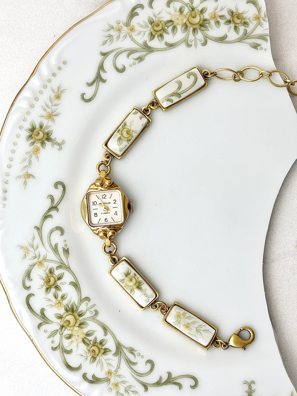 Antique Westclox manual watch with Rose Crest Norleans China