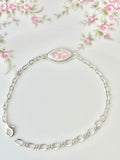 April Rose Silver Bracelet