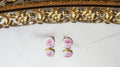 Pink Rose Studs