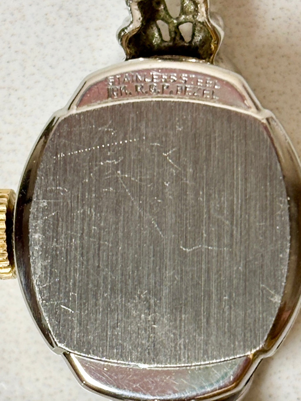 Vintage Hallmark manual watch with Tirschenreuth Bavaria Baronesse