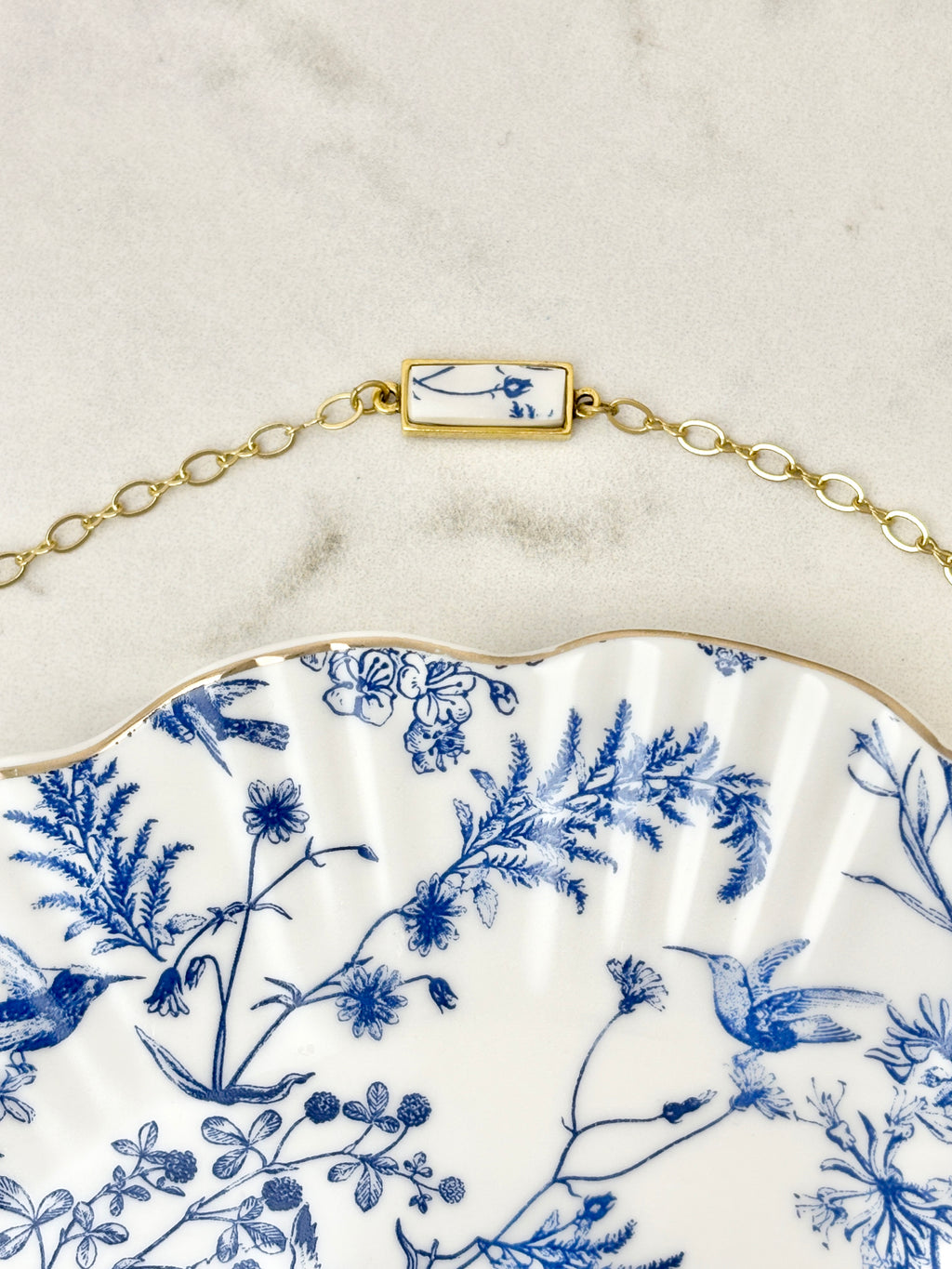 Blue Rose Gold Bracelet