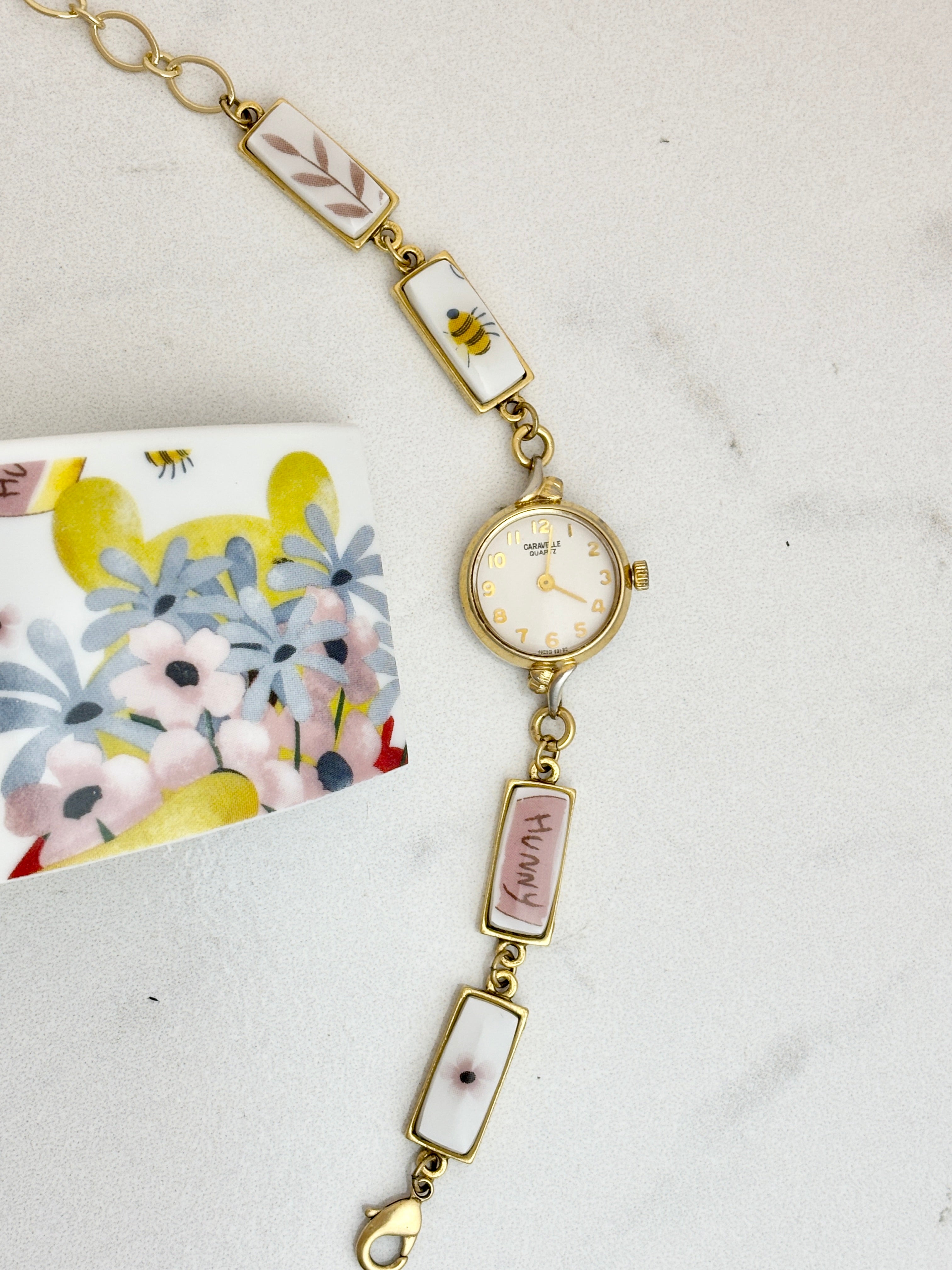Antique Caravelle watch with Winnie the Pooh