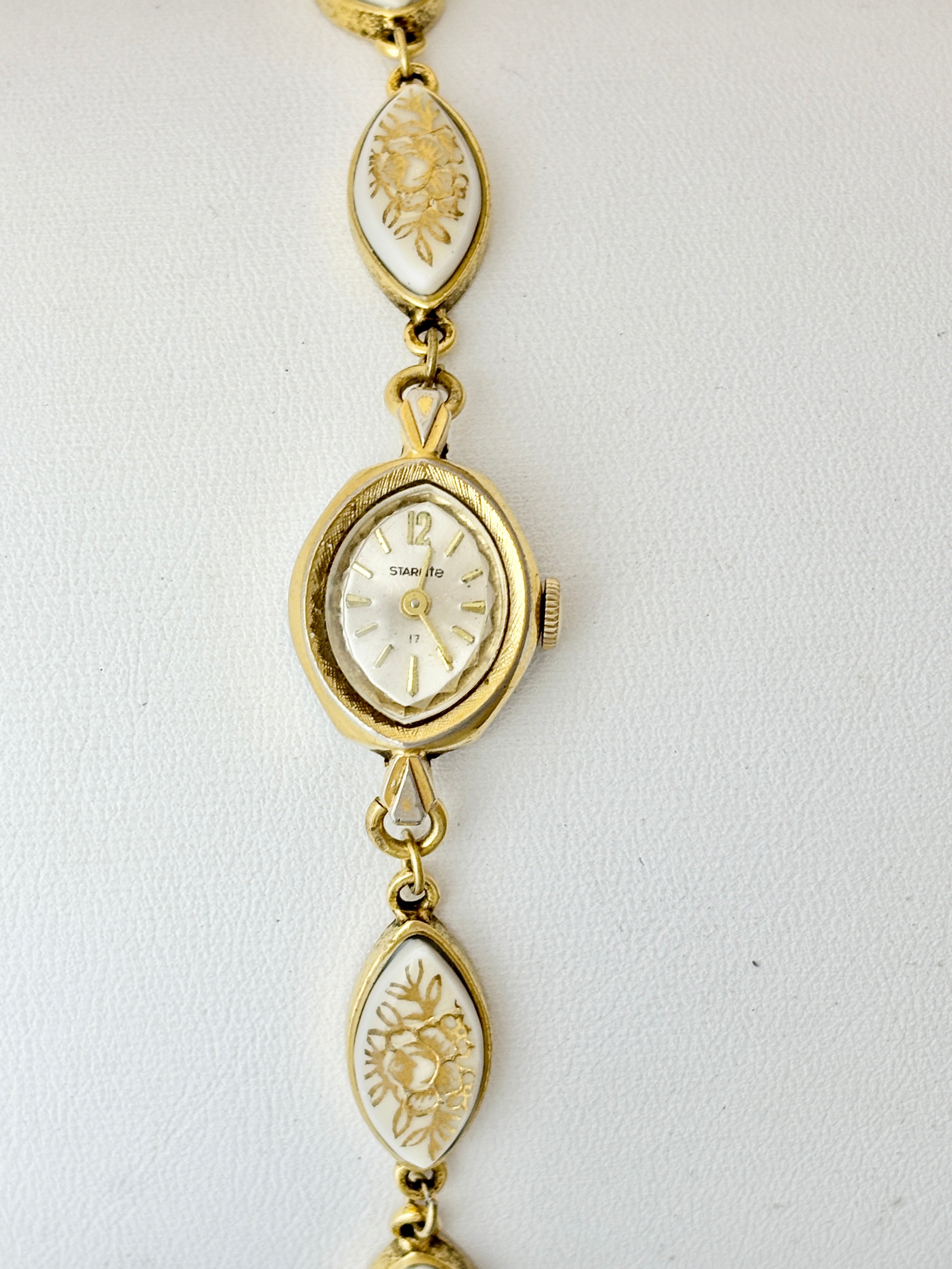 Antique Starlite manual watch with Noritake China
