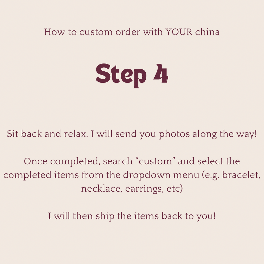 Custom Orders (shipping label)