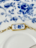 Blue Rose Gold Bracelet