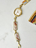 Vintage Caravelle watch with Sistine Chapel Holy Cats
