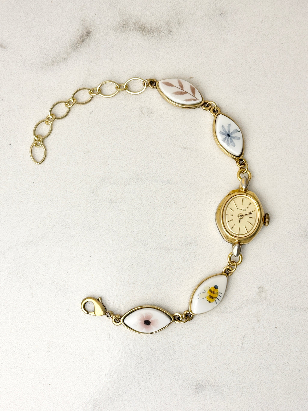 Antique Timex manual watch with Bee