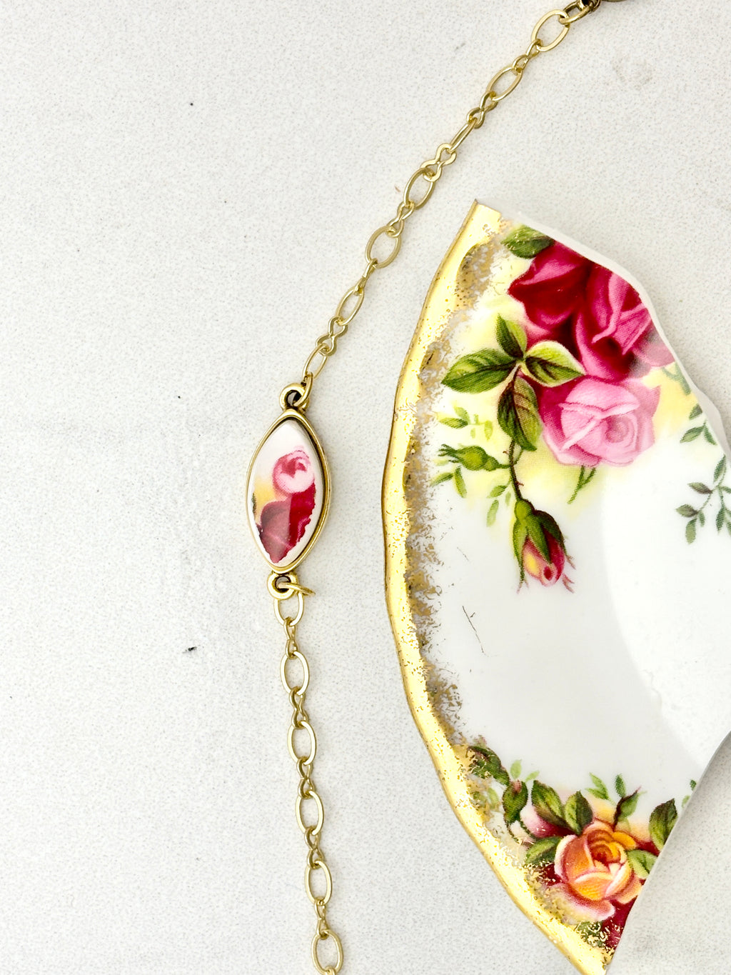Country Roses Gold Bracelet