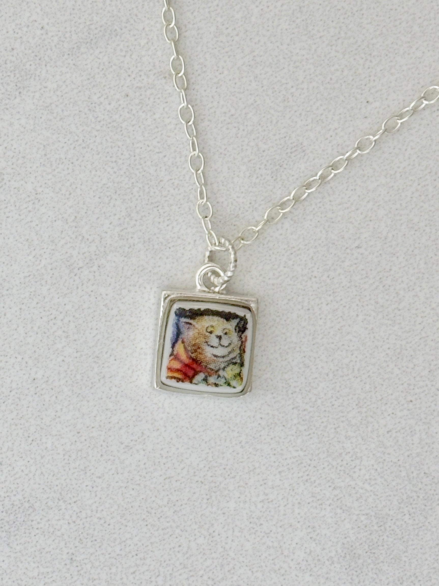 Holy Cats Silver Necklace