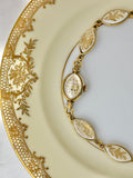 Antique Helbros manual watch with Noritake China