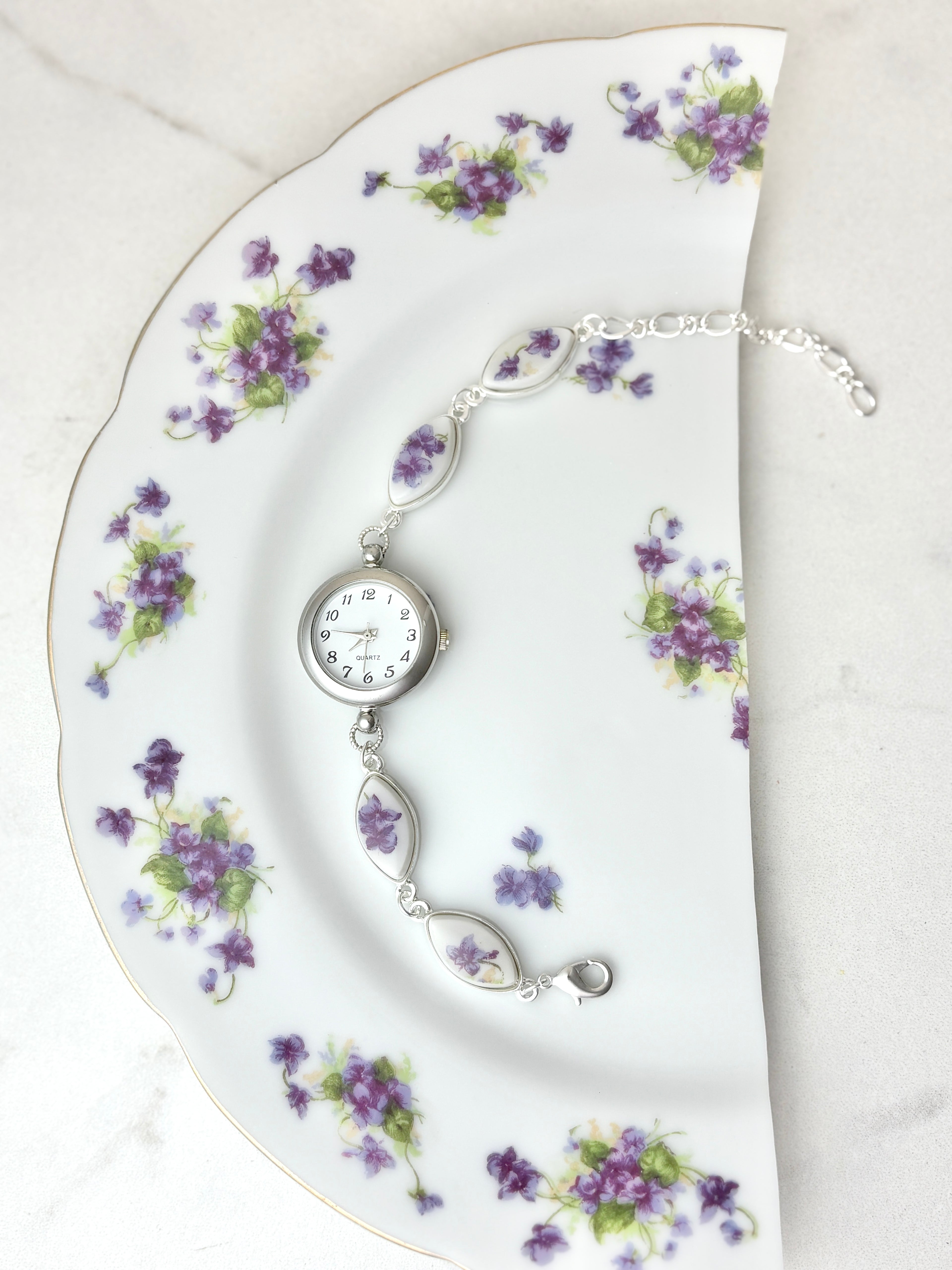 Lefton Violets Watch